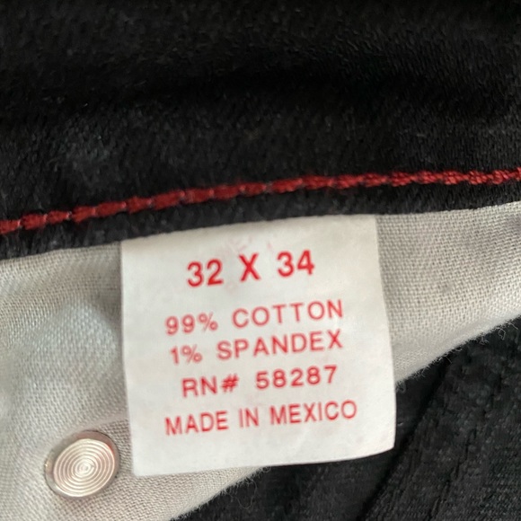 Straight-leg Stretch Jeans Relaxed Fit Arizona Brand W34 x L34 Normal Rise New - Picture 3 of 11